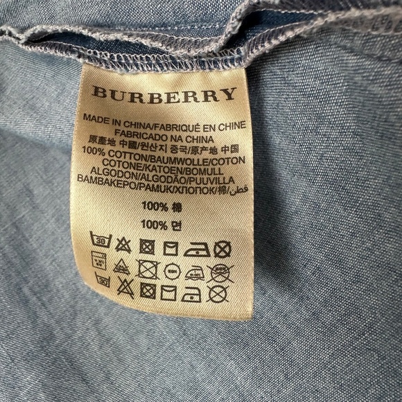 BURBERRY DENIM SHIRT - Picture 3 of 6